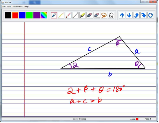 Inkchat: Pen-based mathematical discussion