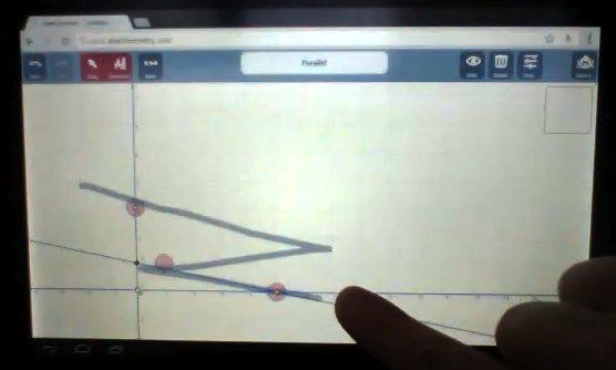 Sketchometry: Drawing a parallel